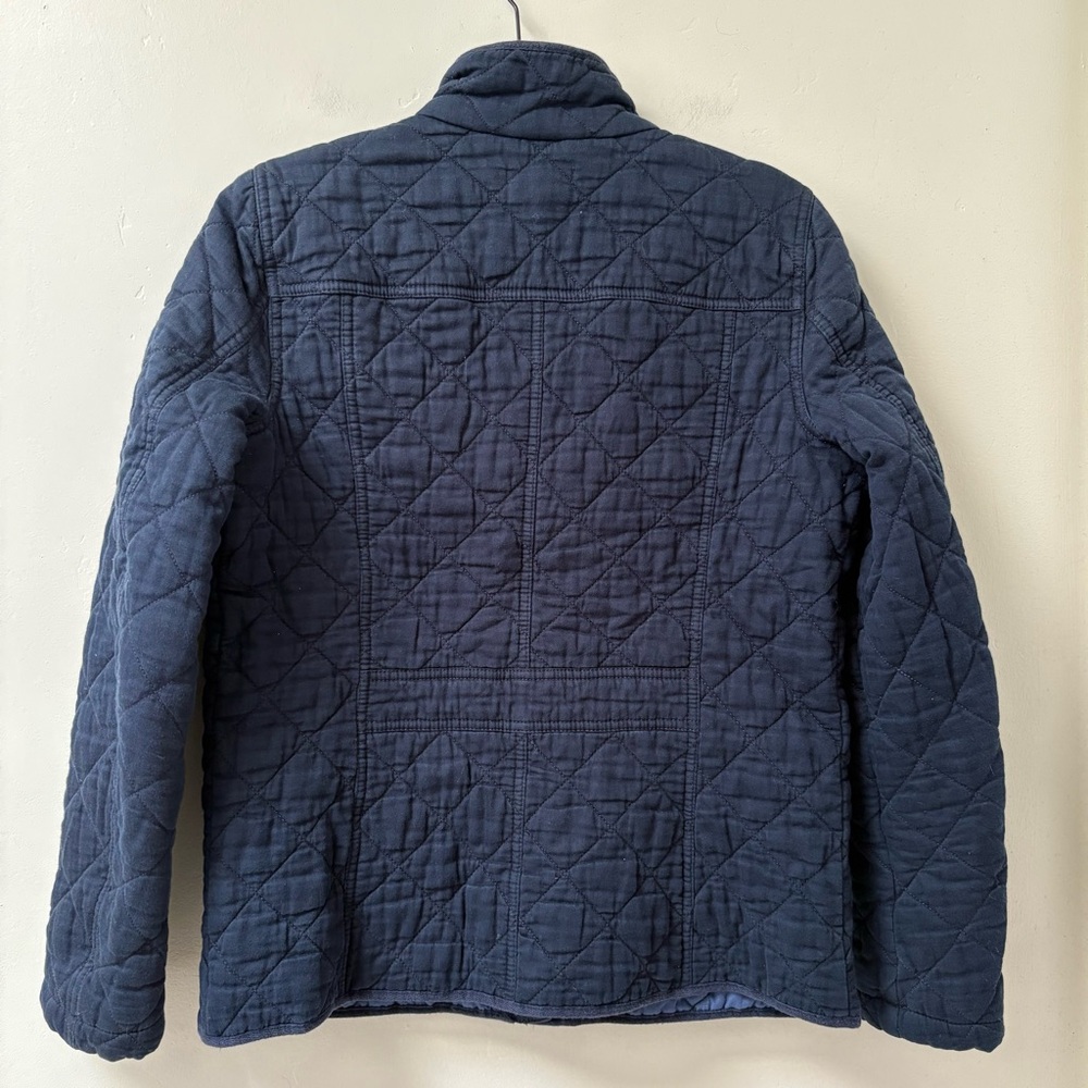 J Crew Mercantile Quilted Field Jacket Navy - Picture 5 of 5